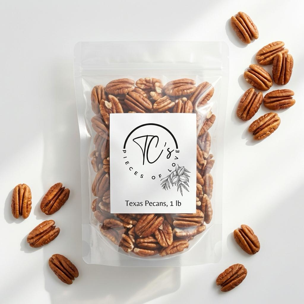Raw Texas Pecan Halves